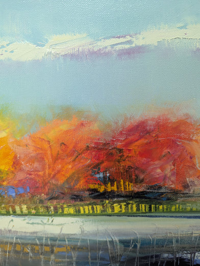 The Party by George Peebles |   Closeup View of Artwork 