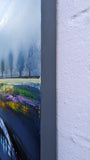 Original art for sale at UGallery.com | The Pond by George Peebles | $550 | oil painting | 24' h x 20' w | thumbnail 2