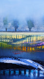 Original art for sale at UGallery.com | The Pond by George Peebles | $550 | oil painting | 24' h x 20' w | thumbnail 4