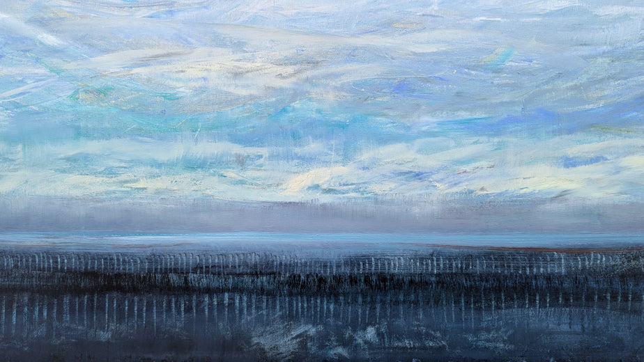 The Stillness by George Peebles |   Closeup View of Artwork 