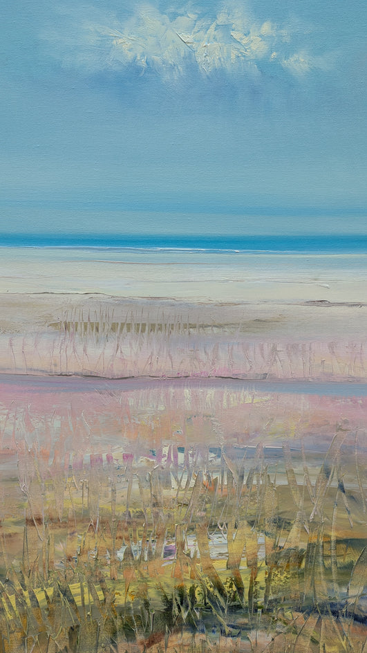 Total Beach by George Peebles |  Closeup View of Artwork 