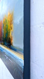 Original art for sale at UGallery.com | Tranquil Day by George Peebles | $4,200 | oil painting | 30' h x 60' w | thumbnail 2