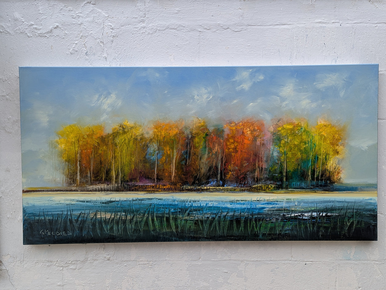 Tranquil Day by George Peebles |  Context View of Artwork 