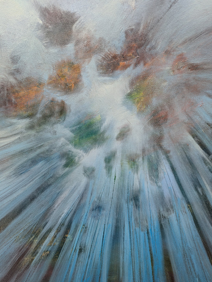 Tree Scape by George Peebles |  Closeup View of Artwork 