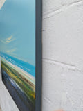 Original art for sale at UGallery.com | Water Wonder Land by George Peebles | $3,800 | oil painting | 36' h x 36' w | thumbnail 2