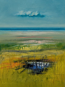 oil painting by George Peebles titled West Wind