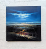 Original art for sale at UGallery.com | Woody Blues by George Peebles | $2,900 | oil painting | 36' h x 36' w | thumbnail 3