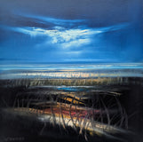 Original art for sale at UGallery.com | Woody Blues by George Peebles | $2,900 | oil painting | 36' h x 36' w | thumbnail 1