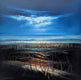Original art for sale at UGallery.com | Woody Blues by George Peebles | $2,900 | oil painting | 36' h x 36' w | thumbnail 1