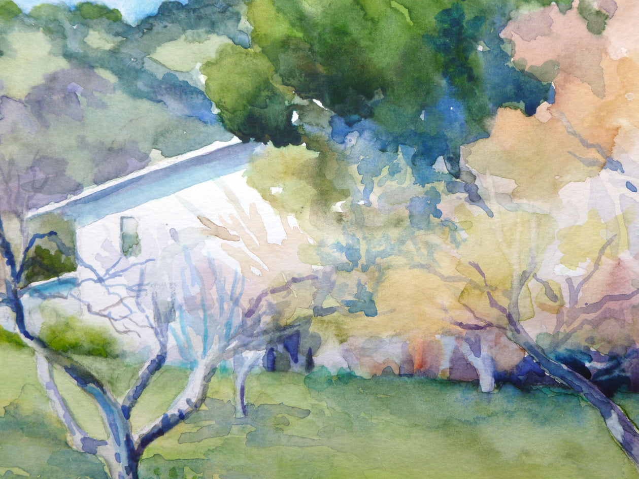 Green Valley Spring by Catherine McCargar |  Closeup View of Artwork 