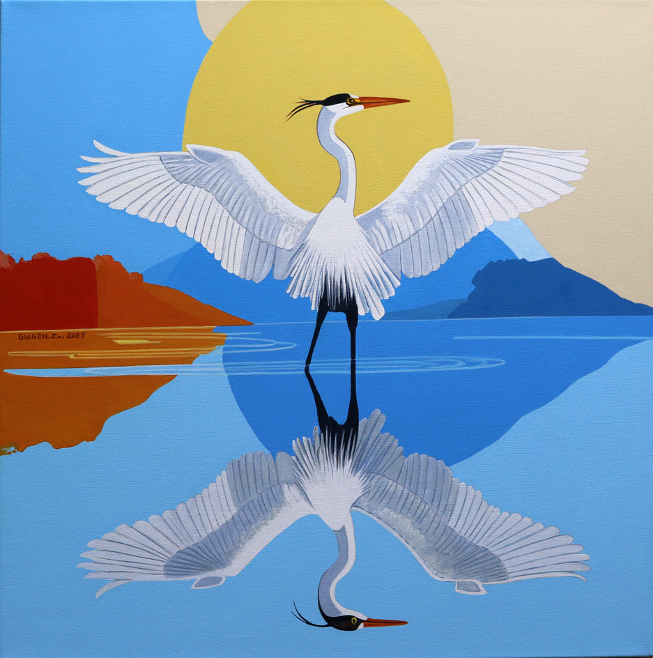 Bird, Perfect by Guigen Zha |  Artwork Main Image 