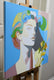 Original art for sale at UGallery.com | Déjà Vu. Spring by Guigen Zha | $1,500 | acrylic painting | 26' h x 26' w | thumbnail 2