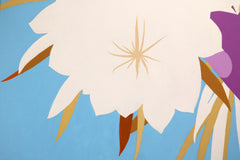 Original art for sale at UGallery.com | Dragonfruit Flower by Guigen Zha | $1,600 | acrylic painting | 24' h x 36' w | thumbnail 4