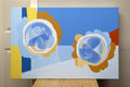 Original art for sale at UGallery.com | Floral Wheel by Guigen Zha | $1,600 | acrylic painting | 24' h x 36' w | thumbnail 3
