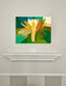 Original art for sale at UGallery.com | Water Lily by Guigen Zha | $900 | acrylic painting | 18' h x 24' w | thumbnail 3