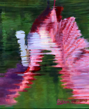 Dancing 1 by Guigen Zha |   Closeup View of Artwork 