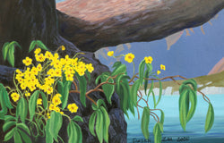 Original art for sale at UGallery.com | Felidae. Walking Up by Guigen Zha | $1,800 | oil painting | 24' h x 36' w | thumbnail 4