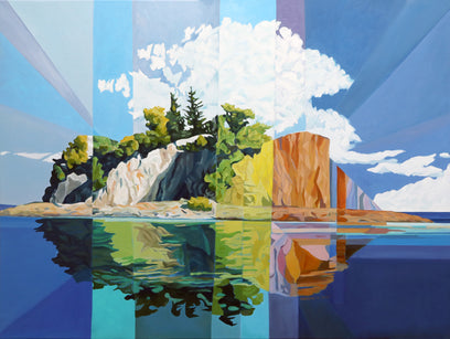 Island. Cool Lights by Guigen Zha | Artwork Main Image