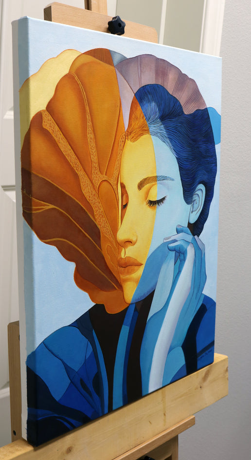 Déjà Vu. Removing by Guigen Zha |  Side View of Artwork 