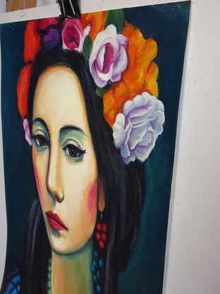 Isa the Mexican by Guillermo Martí Ceballos |  Side View of Artwork 