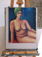 Original art for sale at UGallery.com | Kimri by Guillermo Martí Ceballos | $950 | acrylic painting | 23' h x 18' w | thumbnail 3