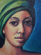 Original art for sale at UGallery.com | Kimri by Guillermo Martí Ceballos | $950 | acrylic painting | 23' h x 18' w | thumbnail 4