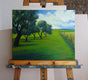 Original art for sale at UGallery.com | Olive Trees in Fontclara by Guillermo Martí Ceballos | $825 | acrylic painting | 21.6' h x 18.1' w | thumbnail 3
