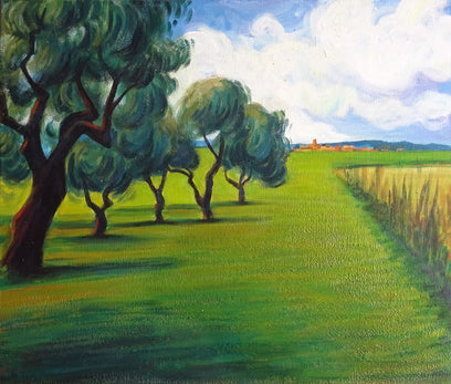 Olive Trees in Fontclara by Guillermo Martí Ceballos | Artwork Main Image