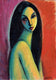 Original art for sale at UGallery.com | Yellow Languor by Guillermo Martí Ceballos | $600 | acrylic painting | 16.5' h x 11.8' w | thumbnail 1