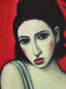 Original art for sale at UGallery.com | Sensuality by Guillermo Martí Ceballos | $950 | gouache painting | 25.5' h x 19.6' w | thumbnail 4