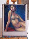 Original art for sale at UGallery.com | Zhaukiah by Guillermo Martí Ceballos | $950 | pastel artwork | 23' h x 18' w | thumbnail 3