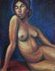Original art for sale at UGallery.com | Zhaukiah by Guillermo Martí Ceballos | $950 | pastel artwork | 23' h x 18' w | thumbnail 1