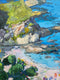 Original art for sale at UGallery.com | Azure Serenity by Gulshaba Abbasova | $2,000 | oil painting | 35' h x 28' w | thumbnail 4