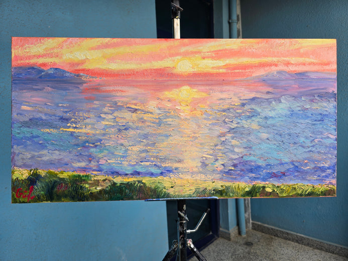 Beyond the Sunset by Gulshaba Abbasova |  Context View of Artwork 