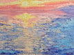 Original art for sale at UGallery.com | Beyond the Sunset by Gulshaba Abbasova | $1,700 | oil painting | 15.7' h x 31.5' w | thumbnail 4