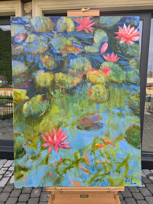 Blooming in Still Waters by Gulshaba Abbasova |  Context View of Artwork 