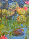 Original art for sale at UGallery.com | Blooming in Still Waters by Gulshaba Abbasova | $1,800 | oil painting | 31' h x 24' w | thumbnail 4