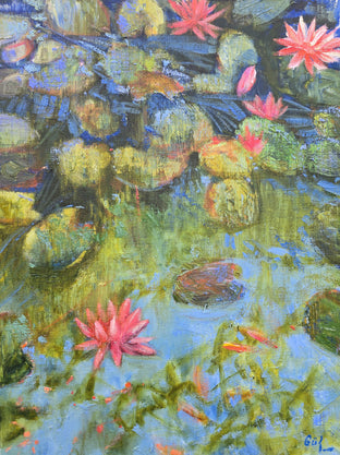 Blooming in Still Waters by Gulshaba Abbasova |  Artwork Main Image 
