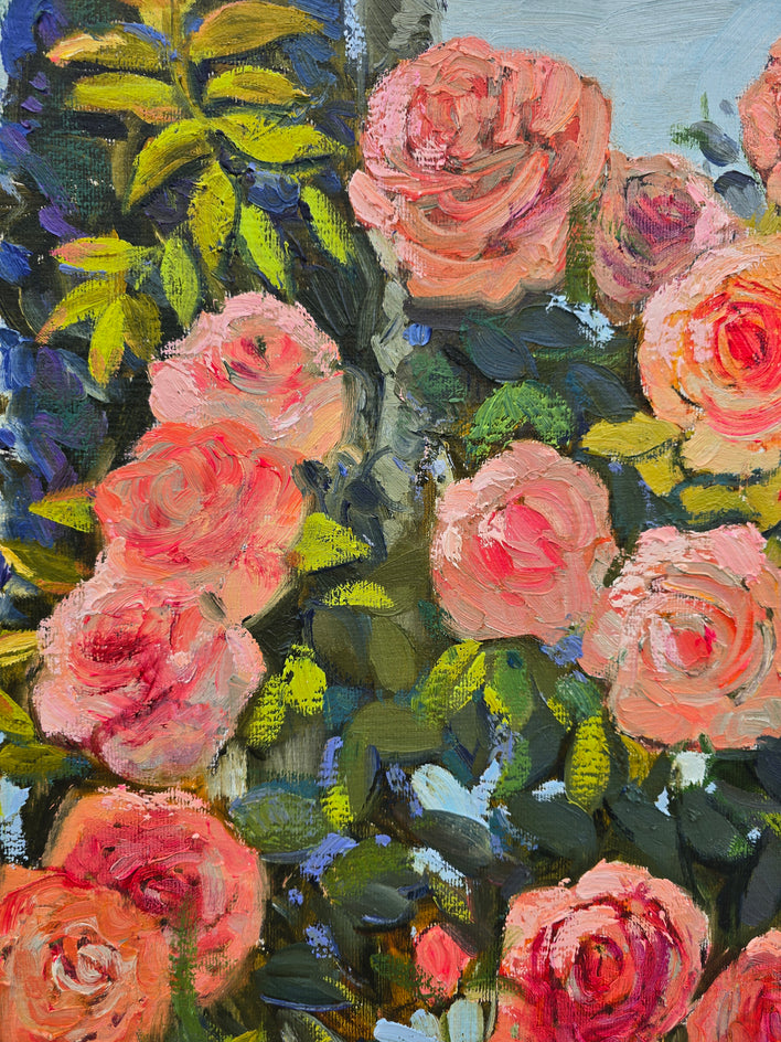 Eternal Bloom by Gulshaba Abbasova |  Closeup View of Artwork 