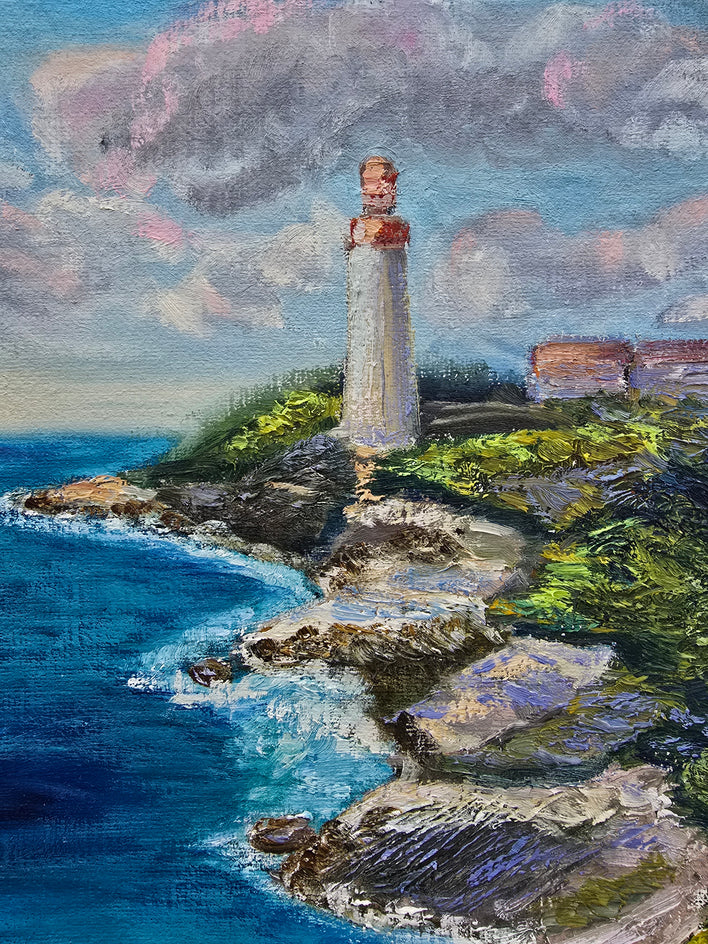 Guardian of the Coast by Gulshaba Abbasova |  Closeup View of Artwork 