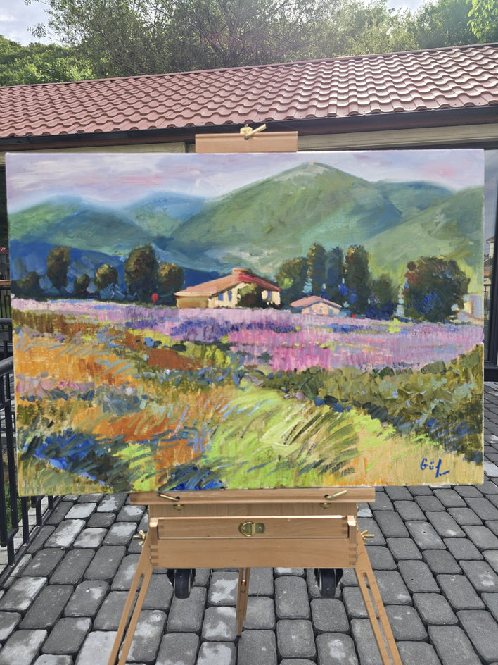 House in the Mountains by Gulshaba Abbasova |  Context View of Artwork 