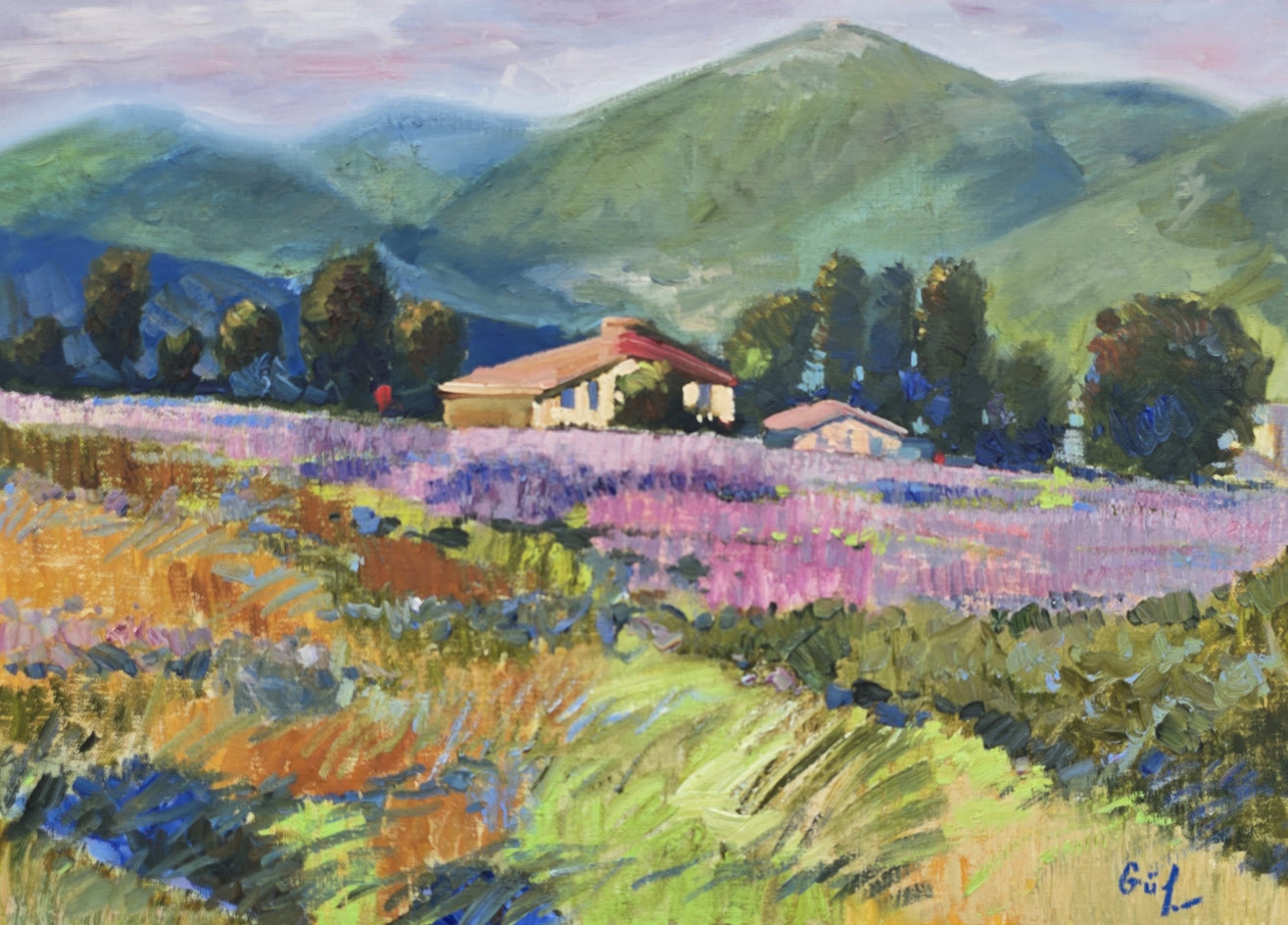 House in the Mountains by Gulshaba Abbasova |  Artwork Main Image 