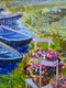Original art for sale at UGallery.com | Kinderdijk Morning by Gulshaba Abbasova | $1,375 | oil painting | 24' h x 20' w | thumbnail 4