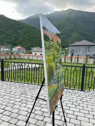 Serpentine by Gulshaba Abbasova |  Side View of Artwork 
