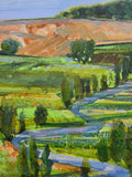 Original art for sale at UGallery.com | Serpentine by Gulshaba Abbasova | $1,475 | oil painting | 31' h x 24' w | thumbnail 4
