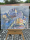 Original art for sale at UGallery.com | The Grey Majesty by Gulshaba Abbasova | $1,300 | oil painting | 16' h x 20' w | thumbnail 3