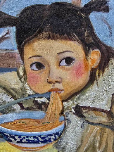 Warmth by the Window by Gulshaba Abbasova |   Closeup View of Artwork 