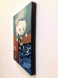 Original art for sale at UGallery.com | Indoor Cloud by Hadley Northrop | $375 | oil painting | 9' h x 7' w | thumbnail 2