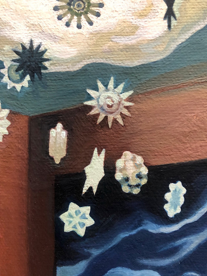 Indoor Cloud by Hadley Northrop |  Closeup View of Artwork 