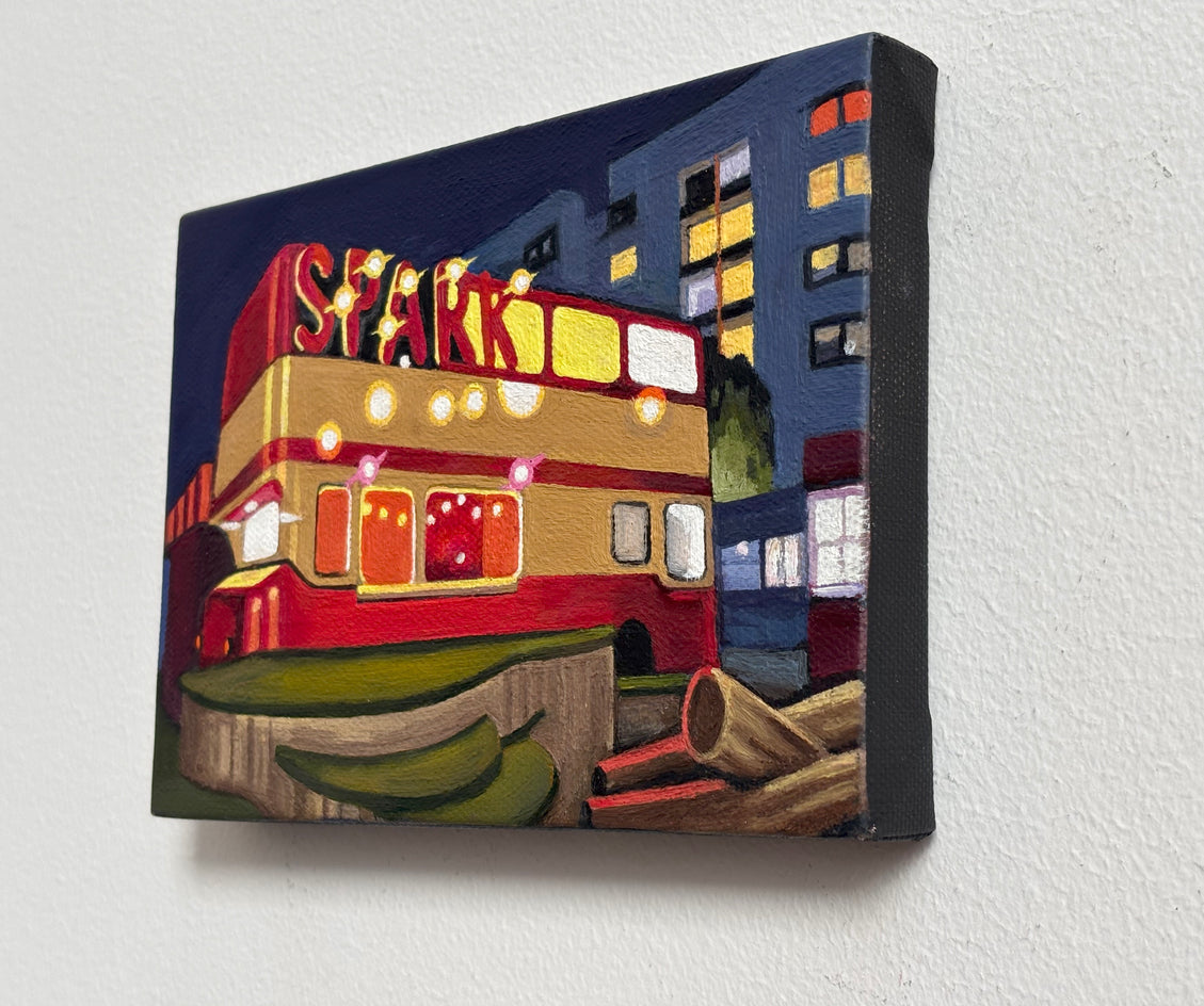 Spark by Hadley Northrop |  Side View of Artwork 
